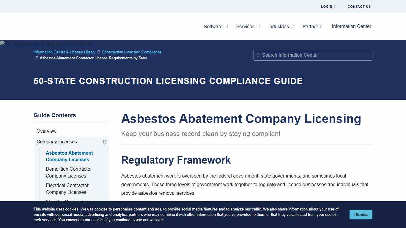 State Asbestos Abatement Contractor License Requirements Harbor Compliance